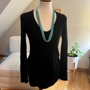 Calypso St Barth black cashmere sweater